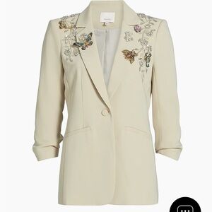 Cinq à Sept

Diamond Vines Khloe Beaded Cream Blazer
